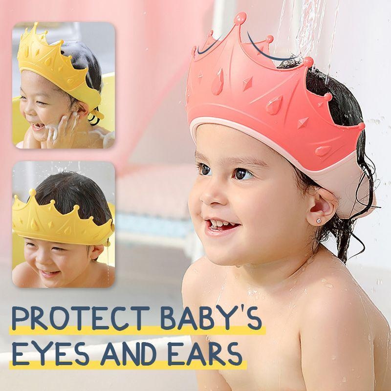 Touca protetora de banho para bebês
