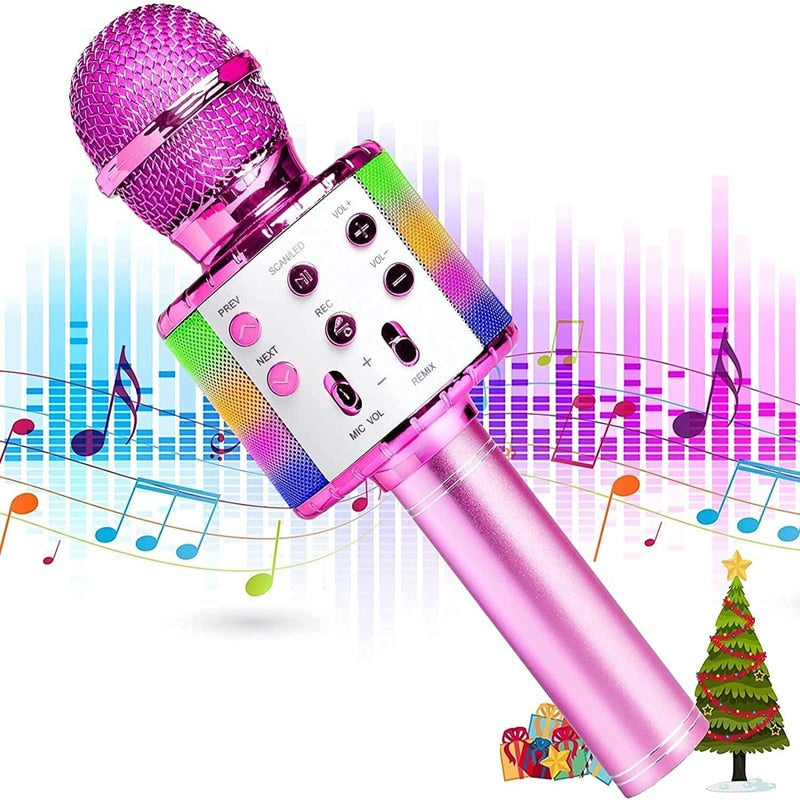 Microfone para karaoke infantil