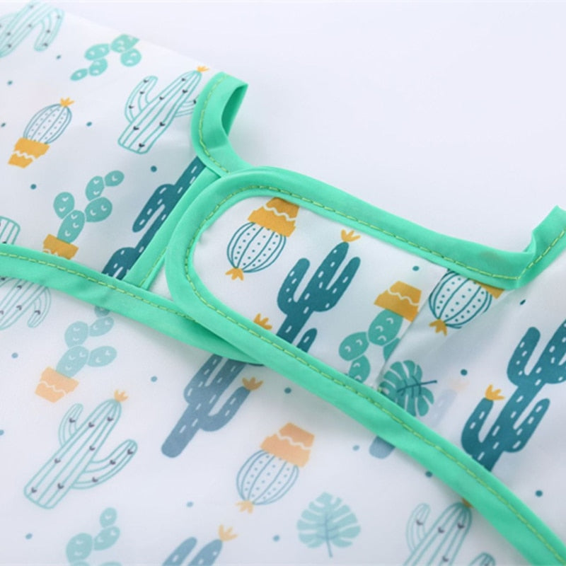 Avental de manga comprida para bebês - à prova