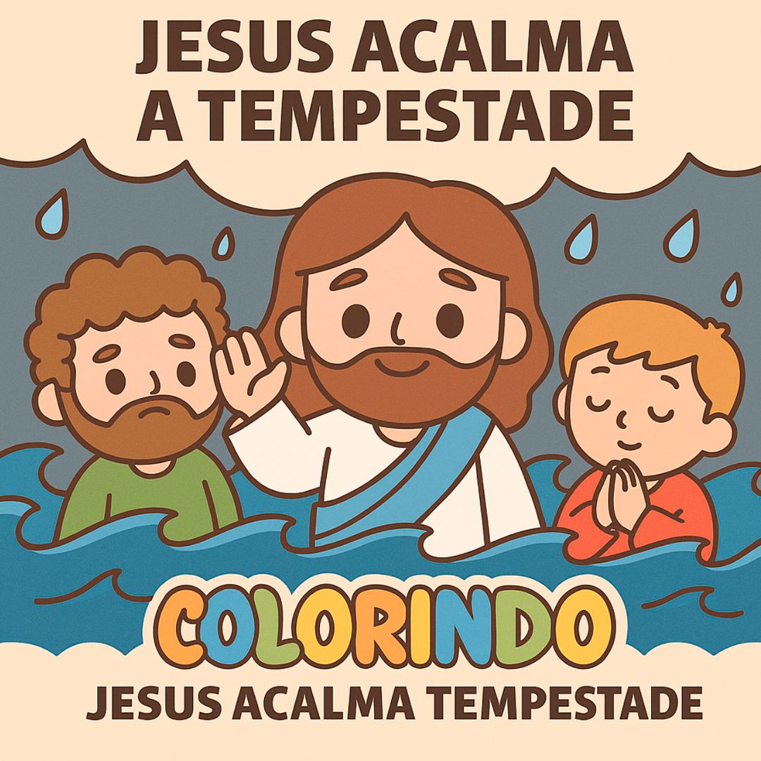 Biblegoods - Livro Jesus Acalma a Tempestade